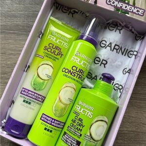 Garnier Fructis Curl Care Trio with Green Packaging